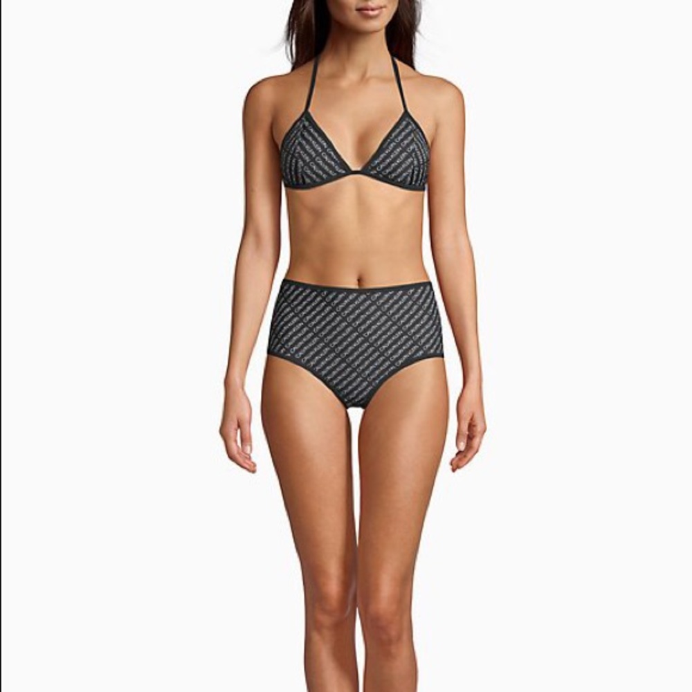 ISO Calvin Klein Printed Logo Bikini Bottoms
